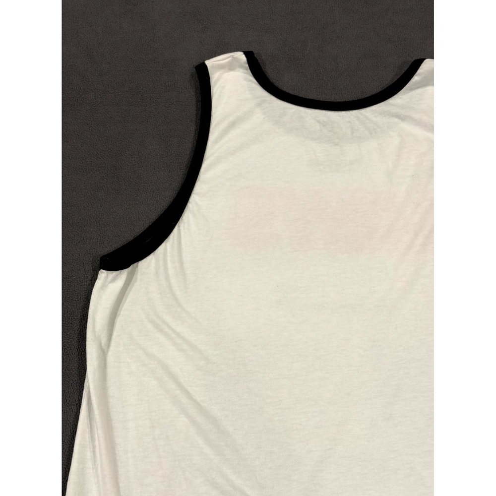 Jaws Tank Top Mens Large White Shark 1975 Swimmer Horror Adventure Film Graphic - Picture 14 of 14